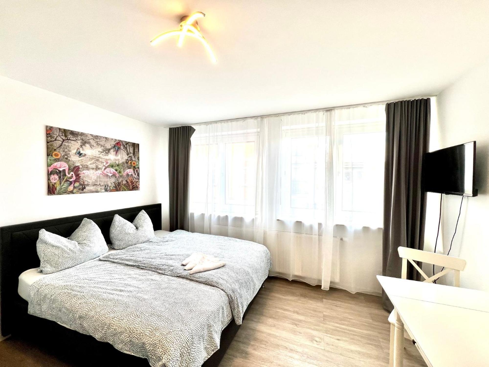 City Appartement Kueche,Bad, Parken Im Zentrum Von Ravensbourg Extérieur photo